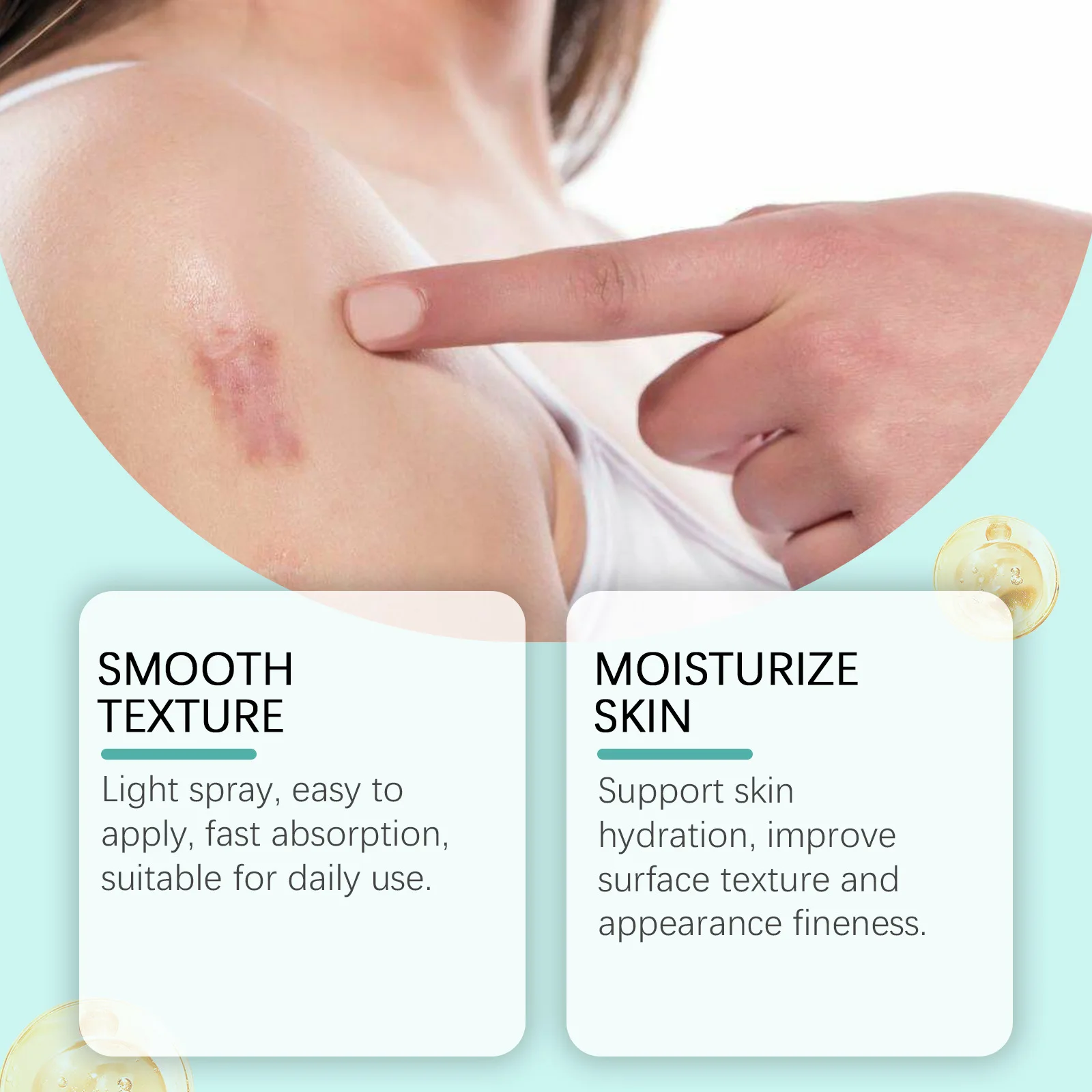 Scar Remover Spray Burn Surgical Cesarean Scar Hyperplasia Smoothing Repair Acne Pox Prints Stretch Marks Whitening Pigmentation
