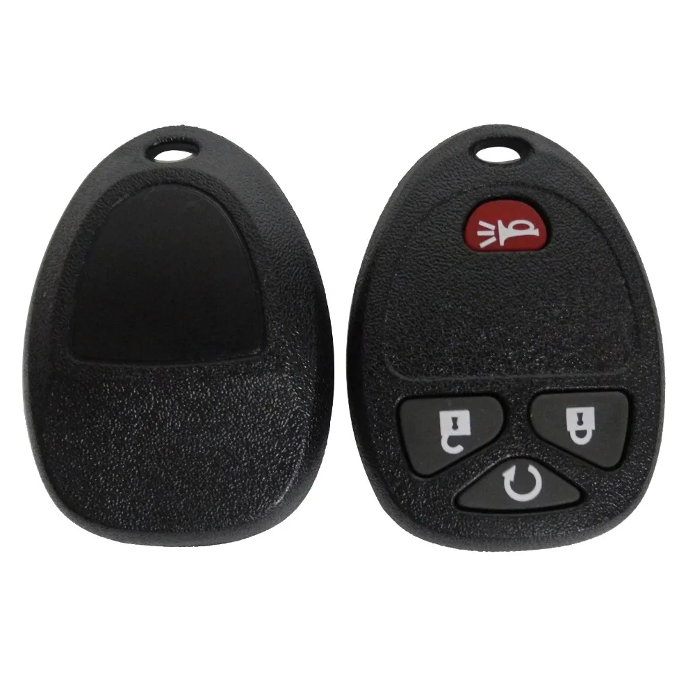 jingyuqin 4 Buttons Keyless Entry Remote Key Shell for BUICK Terraza 2005-2007 For G-M /GMC Chevrolet PONTIAC 3 BTN+ Panic