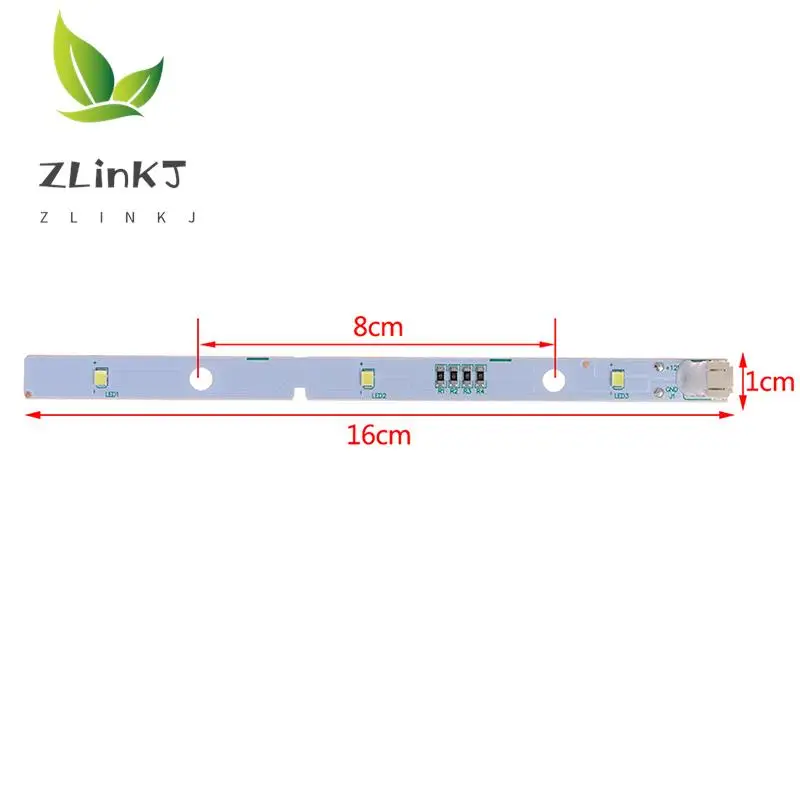 2PCS Freezer Light Bar LED Strip For Refrigerator LED Light E349766 MDDZ-162A 1629348 DC12V 2W freezer led light bar