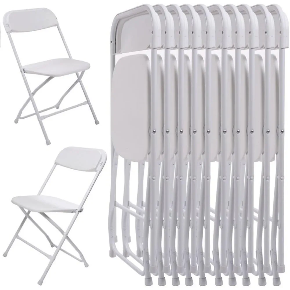 Folding chair indoor and outdoor commercial stackable for office wedding picnic kitchen dining