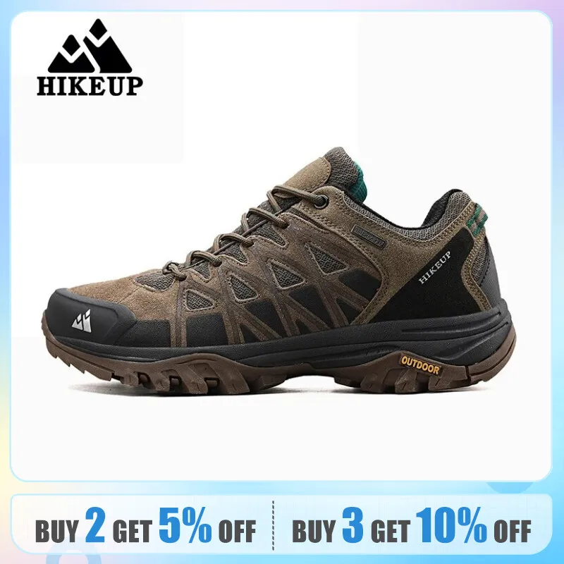 WUHX Bottes De Neige pour Hommes Hiver Bottines Chaudes en Cuir Bottes Imperméables Antidérapantes en Plein Air Randonnée Travail Chaussures D'équitation,Black-48