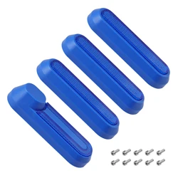 Reflective Front Fork and Rear Wheel Protection Cover for Electric Scooters - White, Red, Blue (Blue Blue 4pcs)
