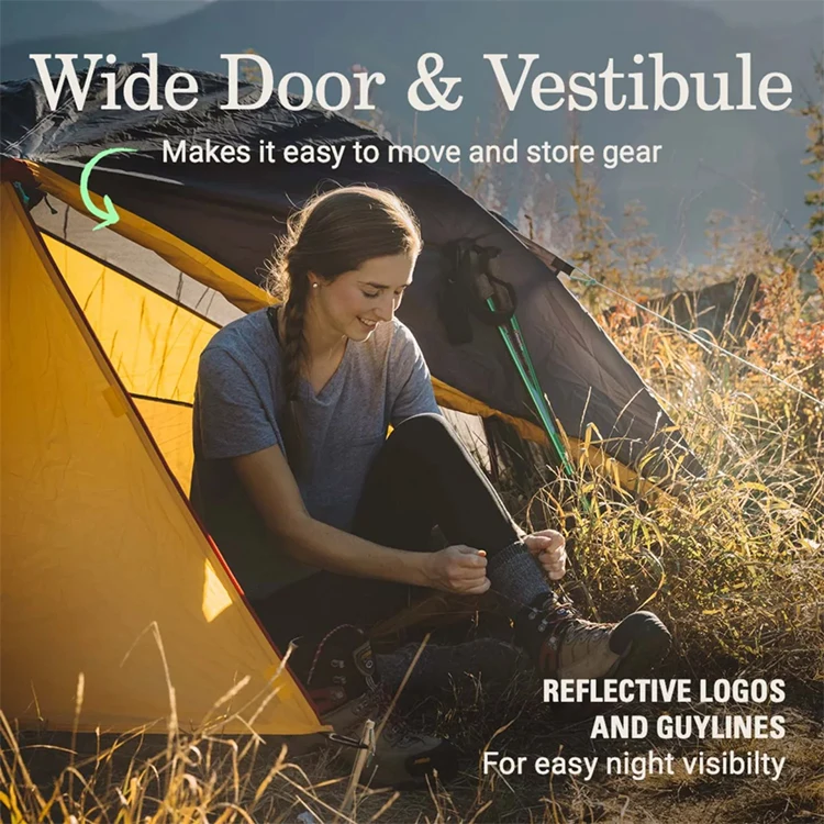 Outdoor Three Season 2 Person CampingTent 3