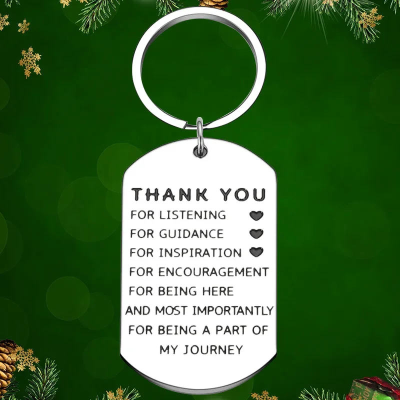 

Thank You Boss Colleagues Keychain Pendant Mentor Supervisor Leader Leaving Going Key Chains Coworker Gift
