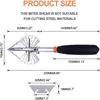 Multi-purpose Angle Scissors 45-135 Degree Wireway Multi-Angle Scissors Hardware Manual Wireway Scissors PVC Plastic Hand Tools 6