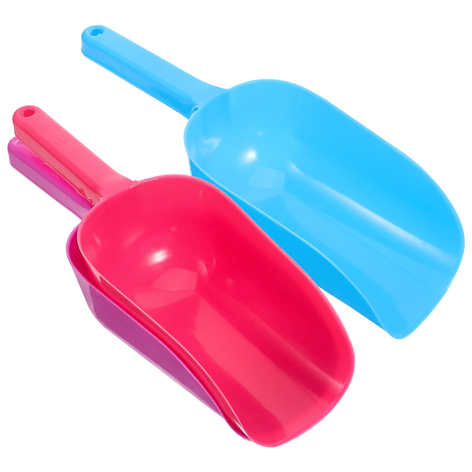 3 Pcs Flat Head Snow Kid Toy Kids Beach Toys Funny Child Sand Scoop for Short Hair 5