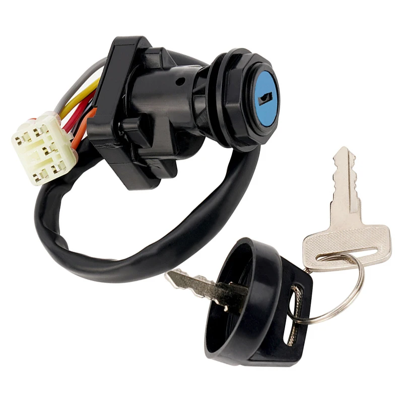 Motorcycle Ignition Switch Key Fit For Suzuki King Quad 400 450 500 750 Eiger 400 Ltf400F 5 Pin 37110-38F00