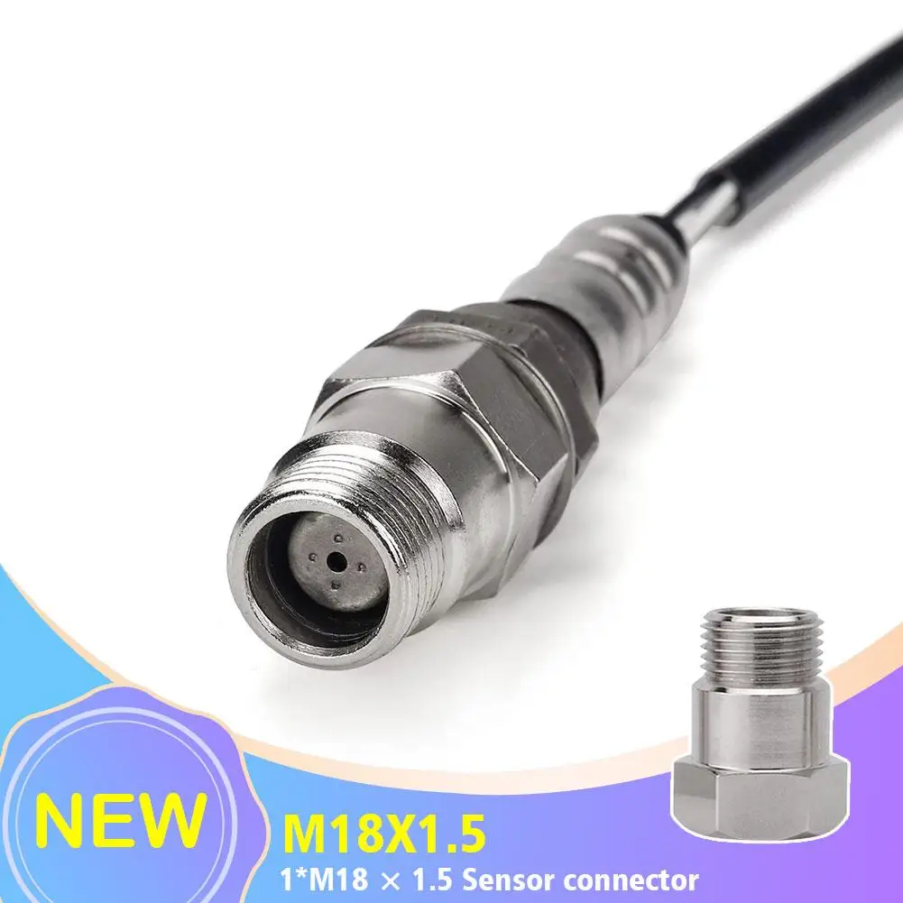 32mm Universal M18x1.5 O2 Oxygen Sensor Connector Test Pipe Hexagon Extension Adapter Accessories 2