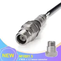 32mm Universal M18x1.5 O2 Oxygen Sensor Connector Test Pipe Hexagon Extension Adapter Accessories 2