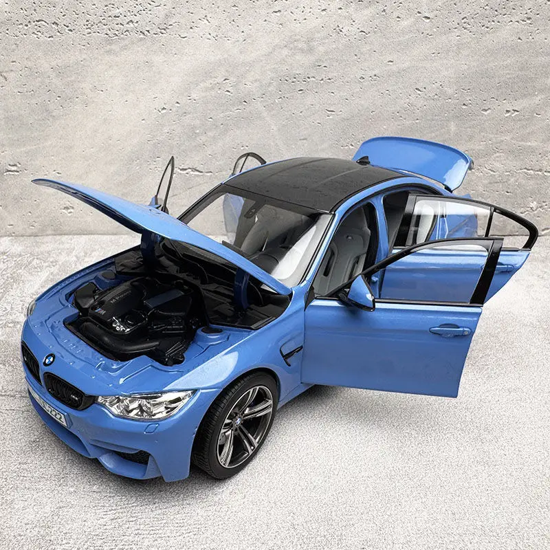 Diecast 1/18 Scale Model Car NOREV BMW M3 F80 Alloy Car Model BMW