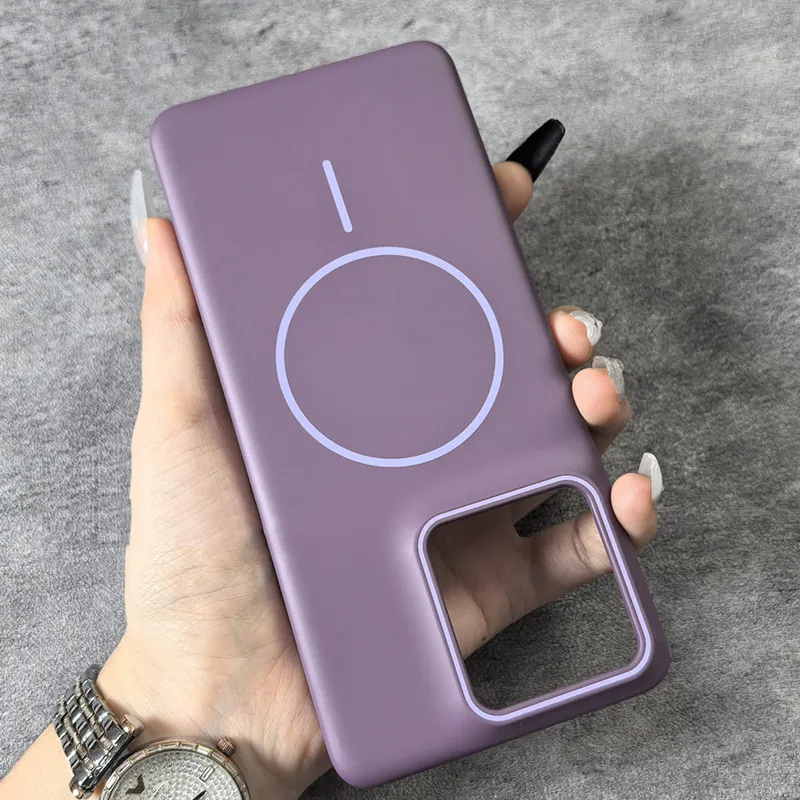Magnetic Anti-Fingerprint Matte Hard Slim Back Case Cover