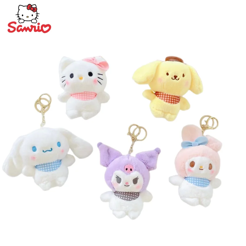 

Kuromi Cinnamoroll My Melody Sanrio аниме периферийный кавайный милый мультяшный плюшевый кулон креативный брелок праздничный подарок оптовая продажа