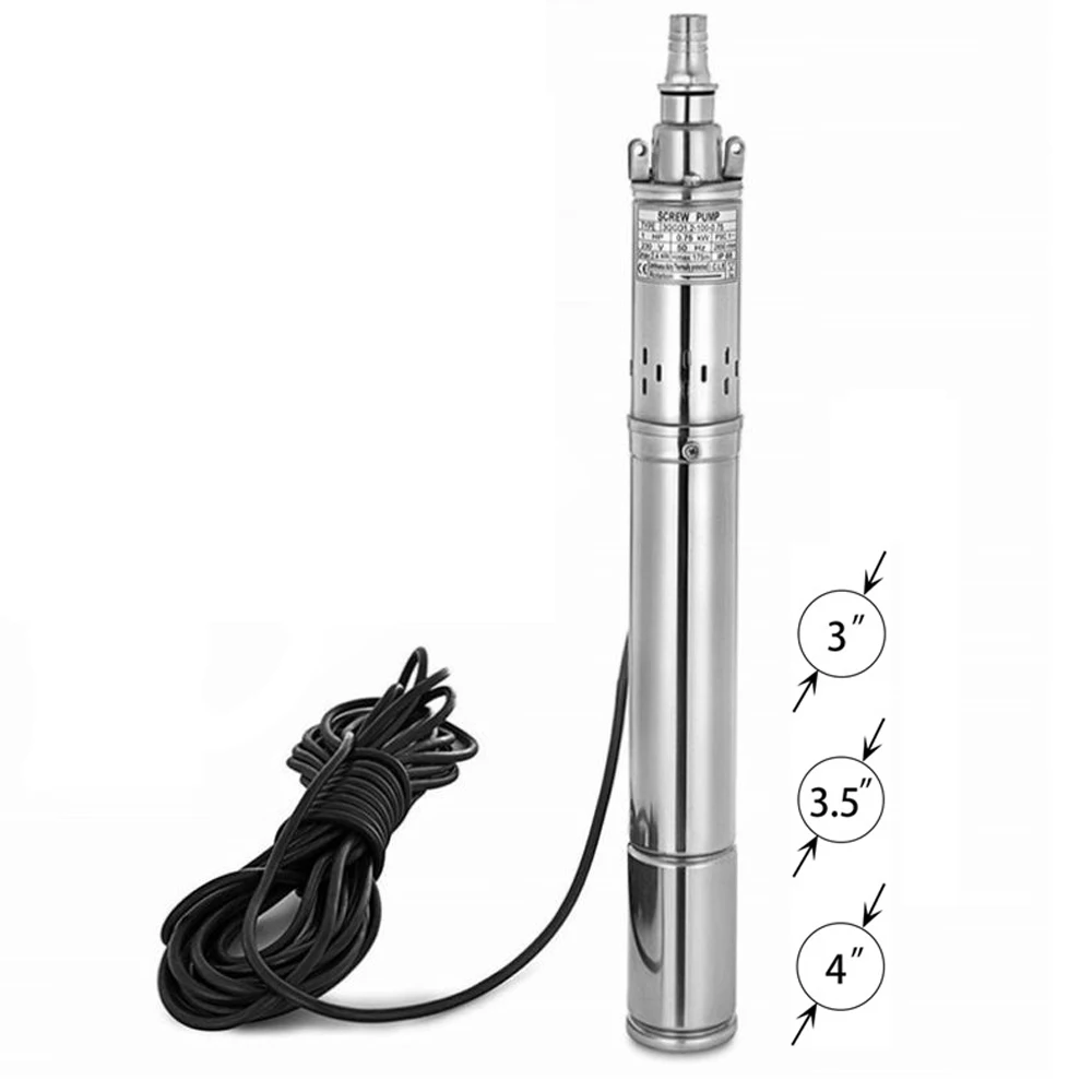 QGDHousehold deep well pump, high head electric pumping pump, stainless steel ve