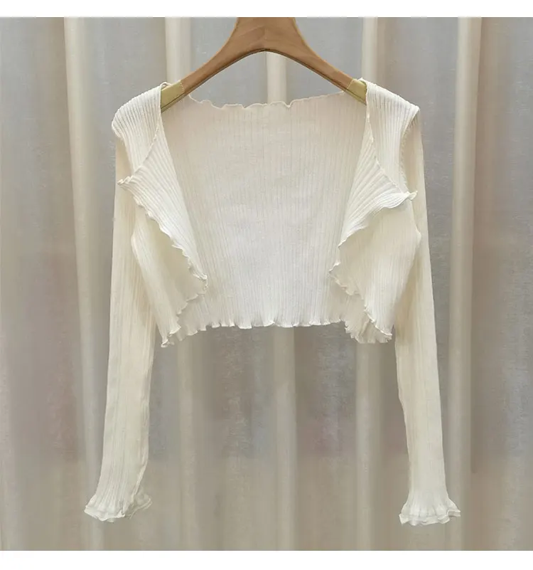 86093 white shawl and cardigan