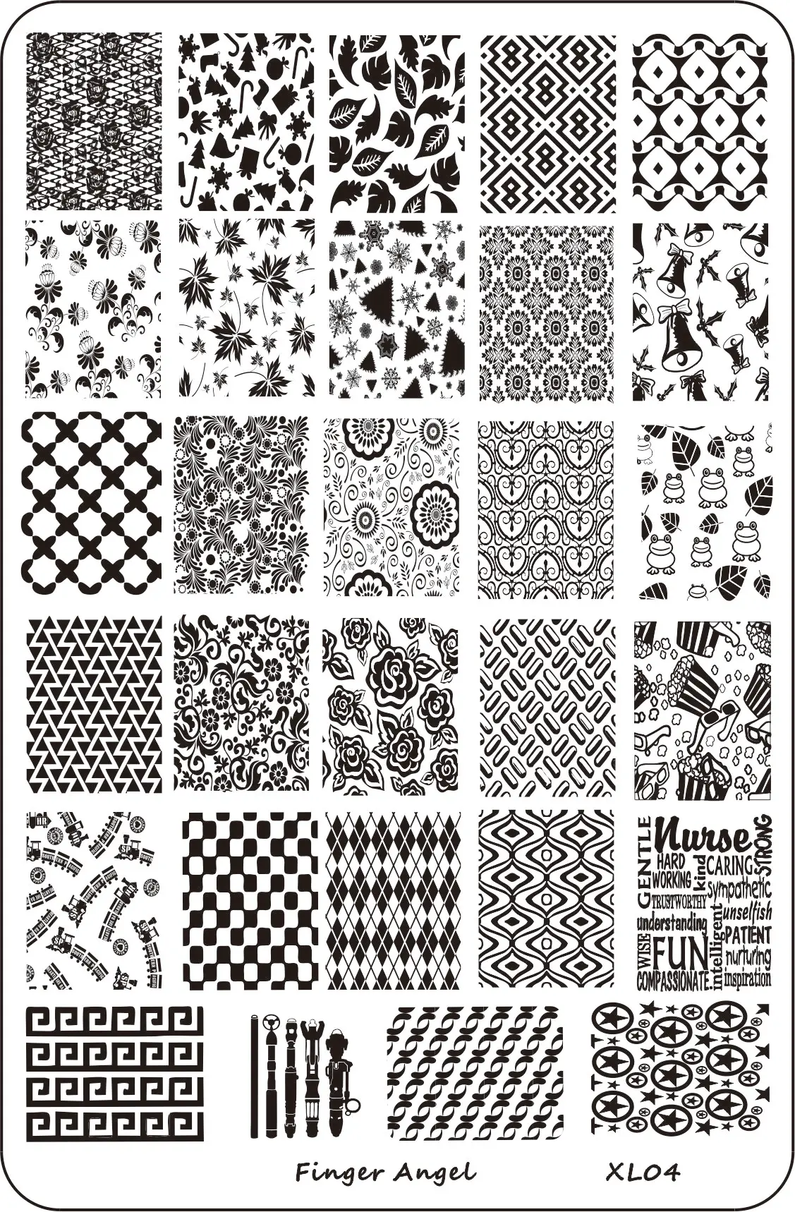 Stamp Image Plate Stamping Nail Art  Nail Stamping Plates Tool - 9.5  14.5cm Nail - Aliexpress