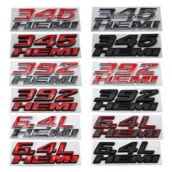 Autocollants de voiture emblème en métal Hemi, badge Hemi 392, chargeur SRT, caravane Durango, calibre 150.Challenger Avenger, 6,4 L, 345
