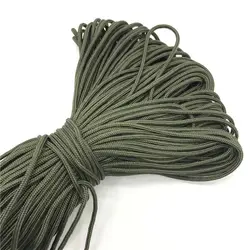 10 - Yard Durable Parachute Cord - 2mm Solid Lanyard Rope for Climbing, Camping, and Survival (Army Green)