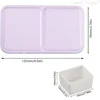 Empty Watercolor Palette, Metal Watercolor Tin with 14pcs Half Pans Paint Case with Lid Paint Box for Travel Gouache Painting 2