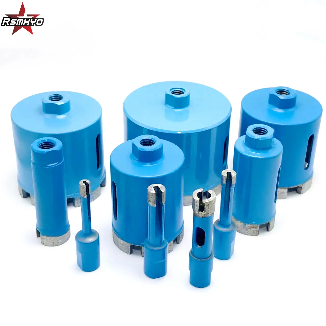 1pcs M10 Angle Grinder 6-75mm Blue Diamond Drill Cutter Saw Core Drill Bit Hole Opener For Marble Granite Tile Ceramic Concrete