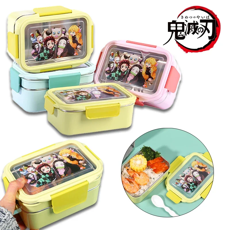 Demon Slayer Tanjirou Thermal Lunch Box for Kids Anime