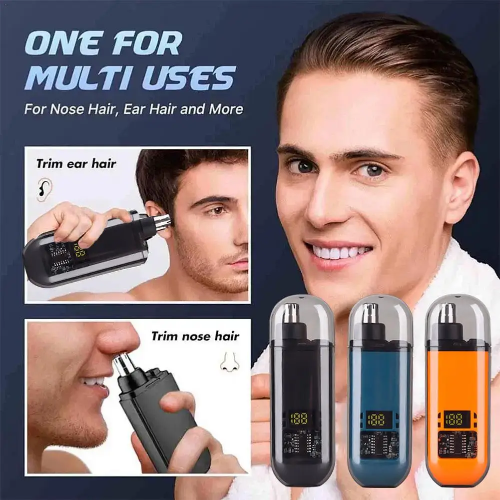 Xiaomi Electric Nose Hair Trimmer Mini Rechargeable Waterproof Ear Eyebrow Beard Powerful Scissor for Men Women Painless Razor 2