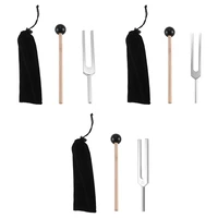 Tuning Fork Tuner With Mallet For Healing Chakra,Sound Therapy,Keep Body,Mind And Spirit In Perfect Harmony Accessories 528HZ 1