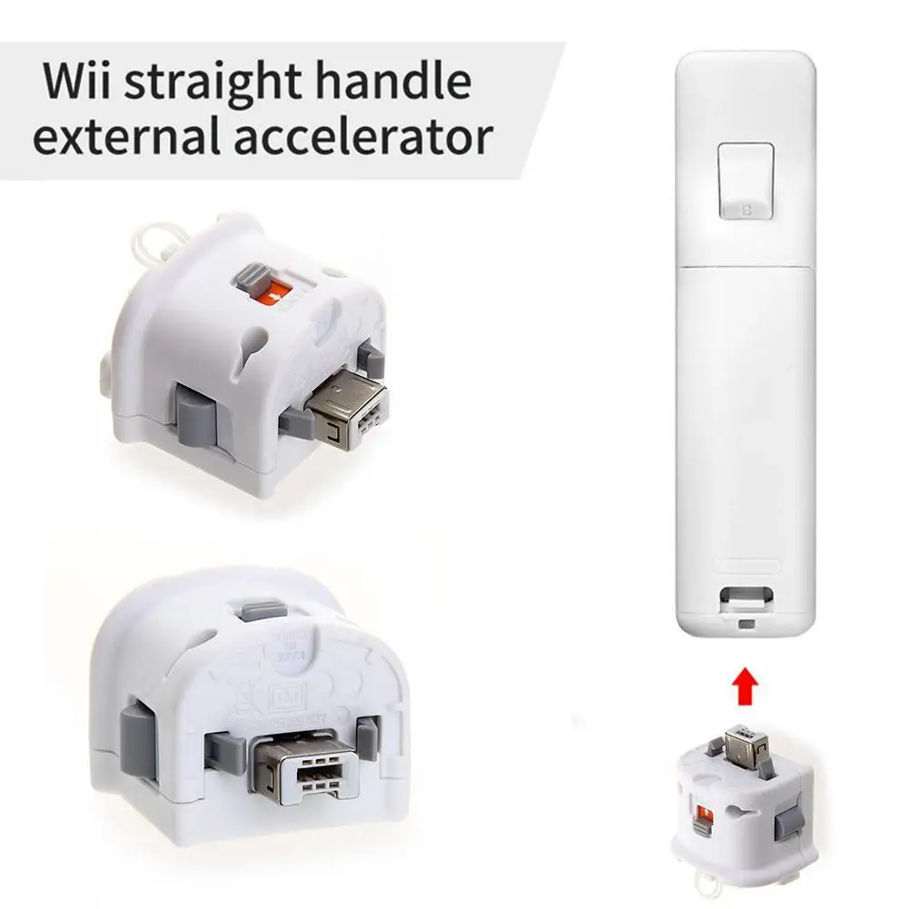 Motion Plus Adapter Sensor For Nintendo Wii Console Remote Wireless Wiimote Controller