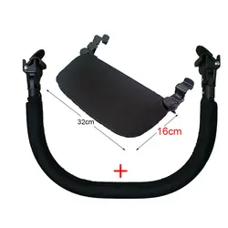 Universal Stroller Footrest Extension - Enhanced Comfort for Infant Carriages (16cm with armrest)