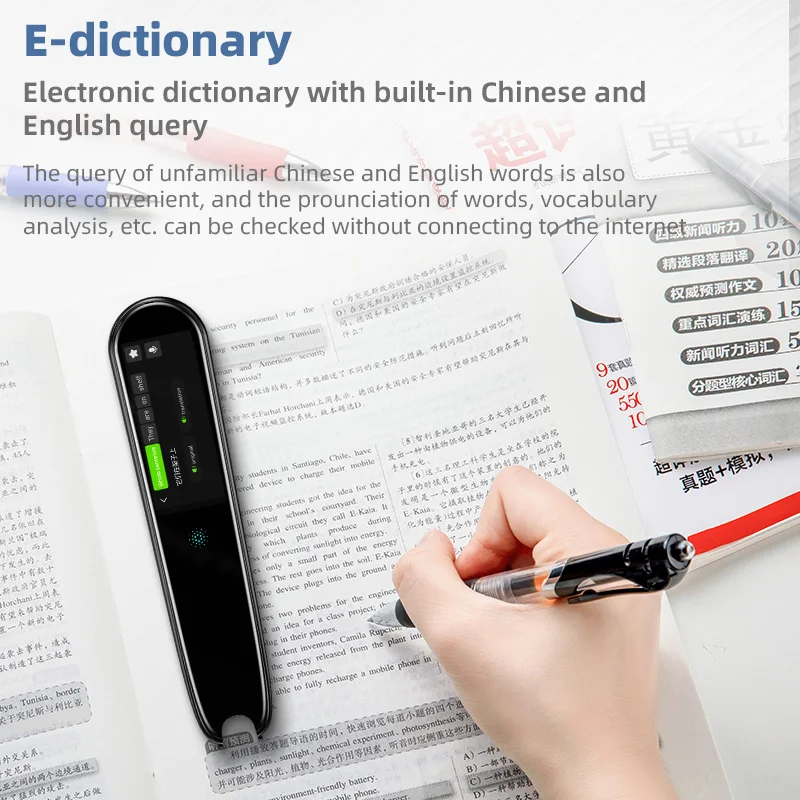 Scansense AI Smart Pen - Offline Translator, Homework Helper, Document Scanner With Touchscreen