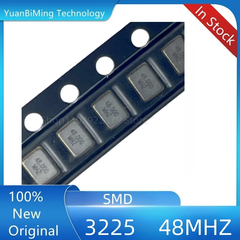 20pcs/lot 3225 48MHZ SMD quartz crystal unit crystal