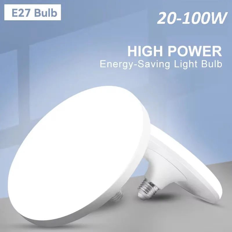 220V UFO 램프 E27 LED 전구 E27 LED 램프 차가운 흰색 20W 30W..