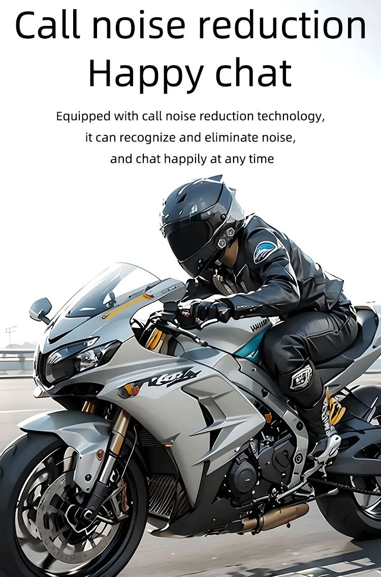 Motorcycle Helmet Bluetooth Headset With Type-c And Ipx6 Rating_voghion.com