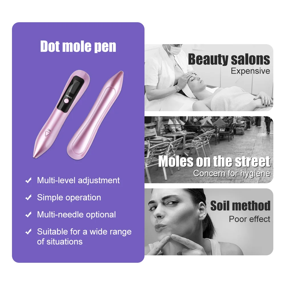 Laser Plasma Pen for Skin Tag Freckle Wart Mole Pimple Tattoo Removal skin tag removal tool,skin tag removal pen