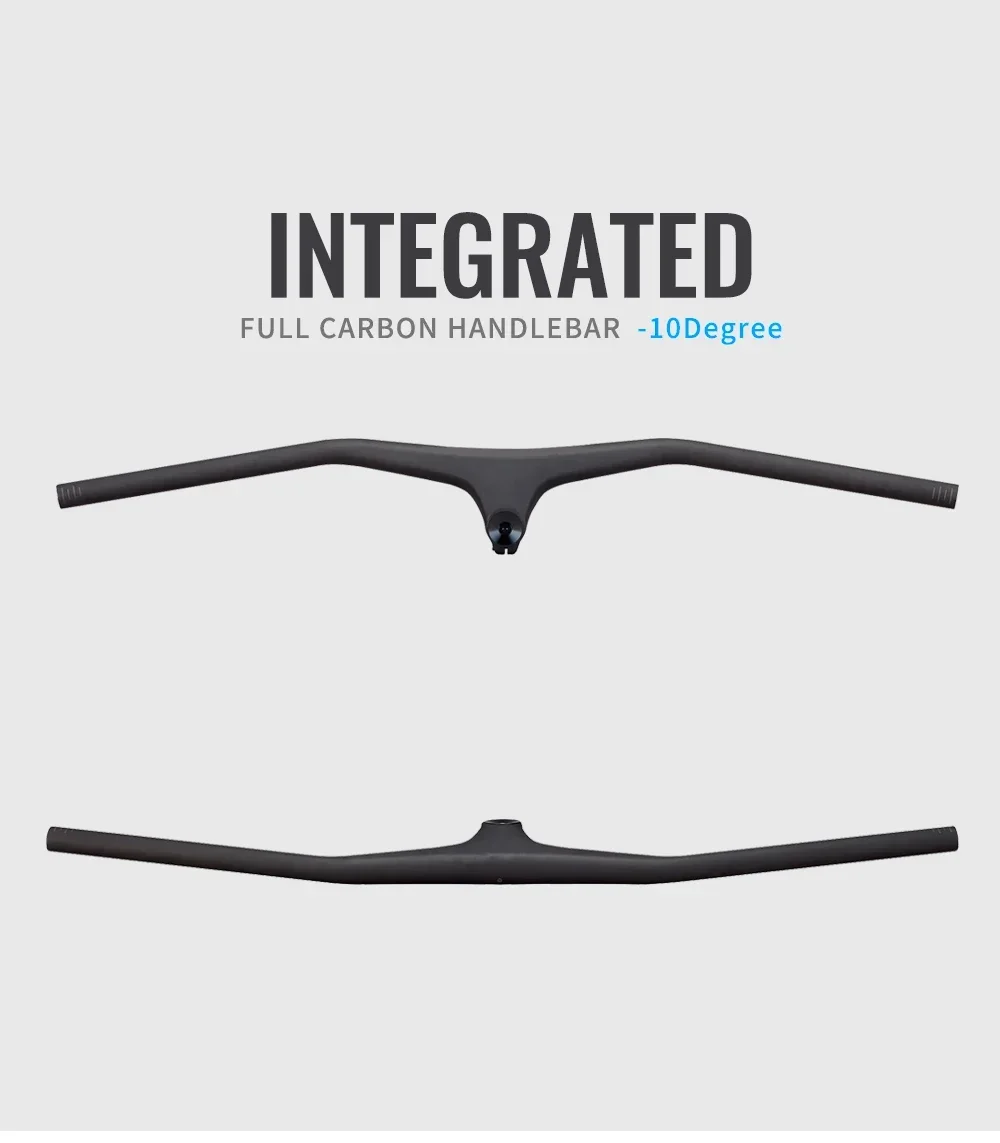 Integrated Handlebar for Mountain Bike, One-shape Handlebars, Stem