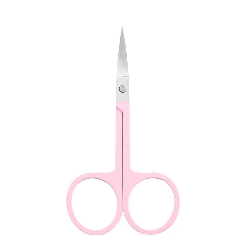 2pcs Stainless Steel Eyebrow Scissor Makeup Eyelash Trimmer Facial Hair Remover Manicure Scissor Nose Hair Tool Beauty Scissors 4