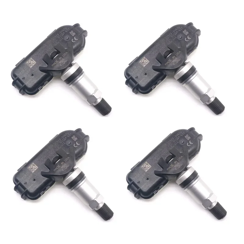 4Pcs TPMS Sensor 52933-3V600 For 2011 2012 2013 2014 Hyundai Grandeur [HG] Kia Rio [UB] TPMS Tyre Pressure Monitoring System