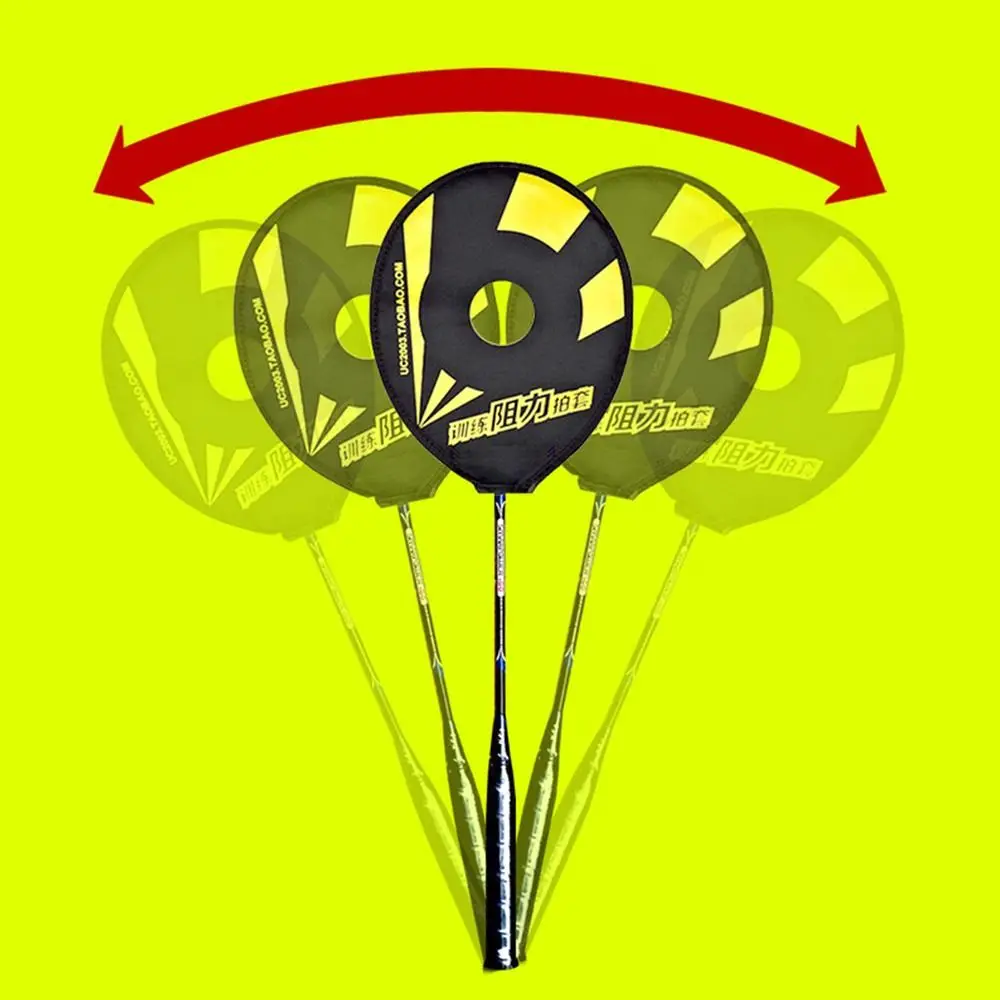 Swing Hitting Oxford Accessories Badminton Racket Resistance Cover Racquet Sleeves Power Exerciser Enhance Wrist Sport Supplies