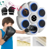 Music Boxing Machine Boxing Reaction Wall Target Wall Mounted Smart Bluetooth-Compatible Boxing Machine with Gloves for Home Gym 2
