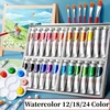 Watercolor 12/18/24 Color,Rich in Color, Easy to Mix | Suitable for Artists And Enthusiasts 1