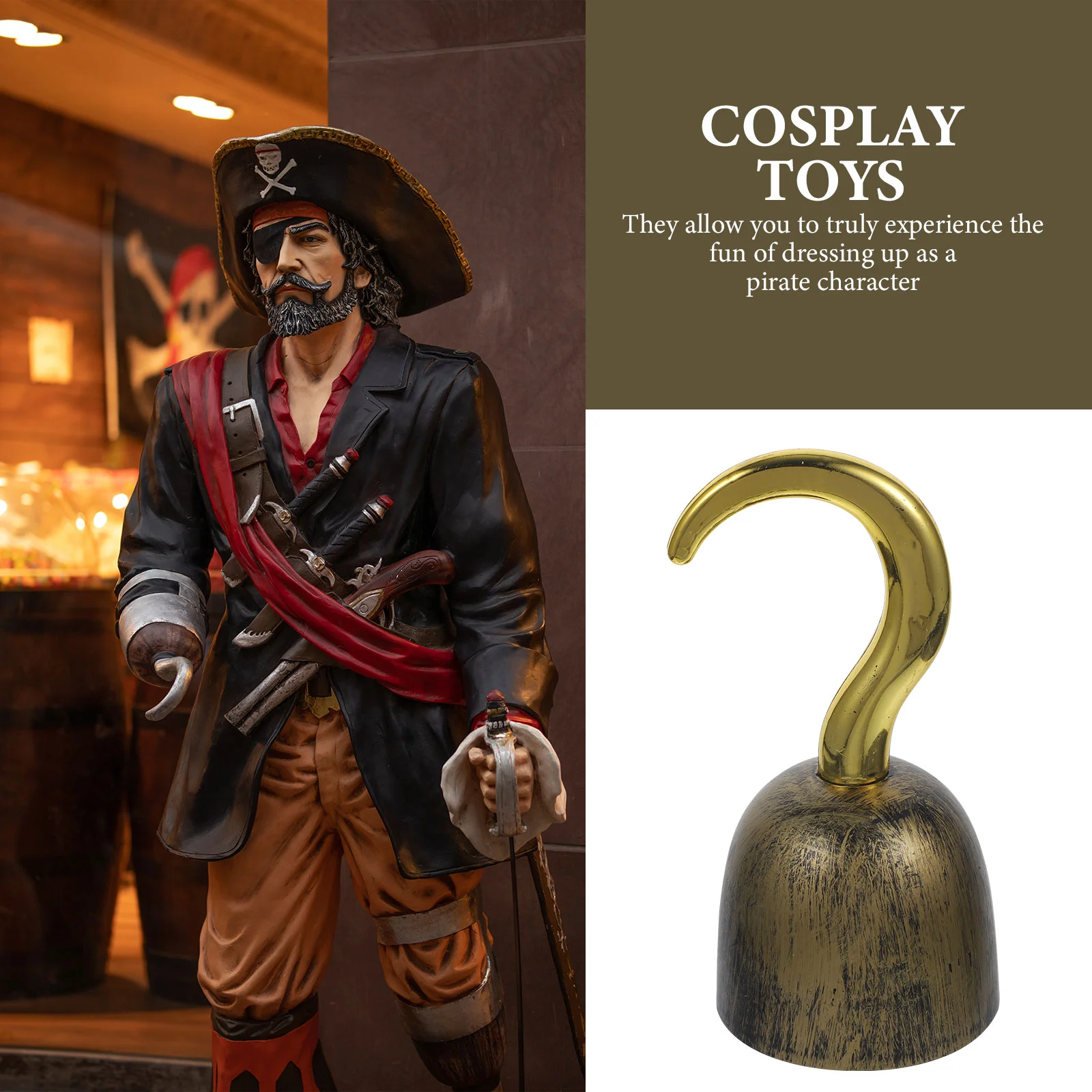 Halloween Pirate Hook Plastic Cosplay Props Kids Masquerade Party Stage Performance Prop Children Toys Gift for party photo props,halloween decoration props
