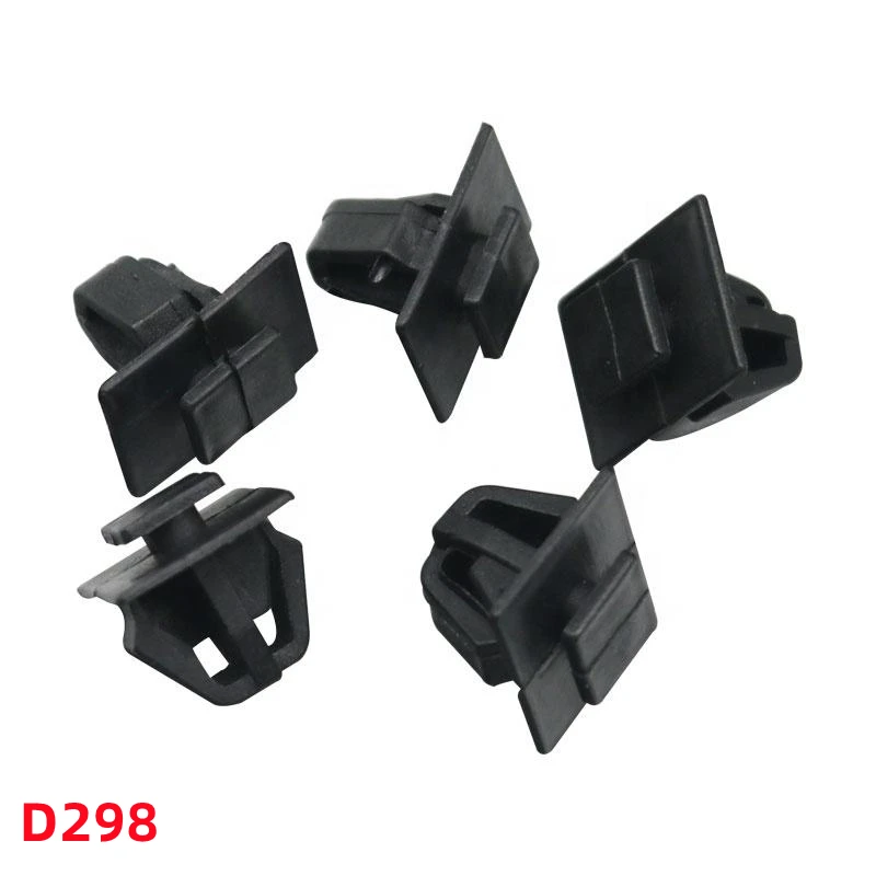 

100Pcs Push-Type Auto Door Trim Panel Retainer Plastic Retaining Clips Car Rivet Fastener And Clip D298