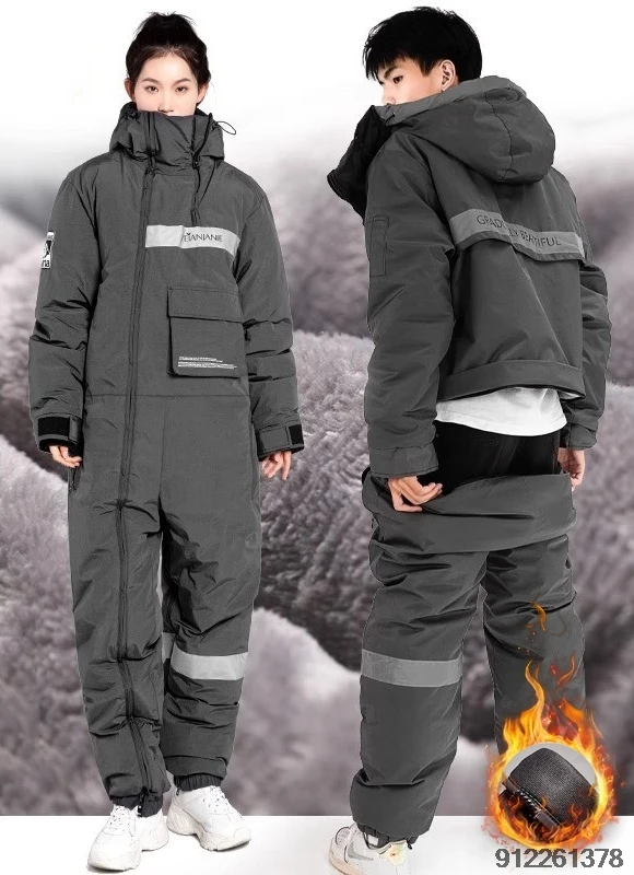 Gray Waist Zipper