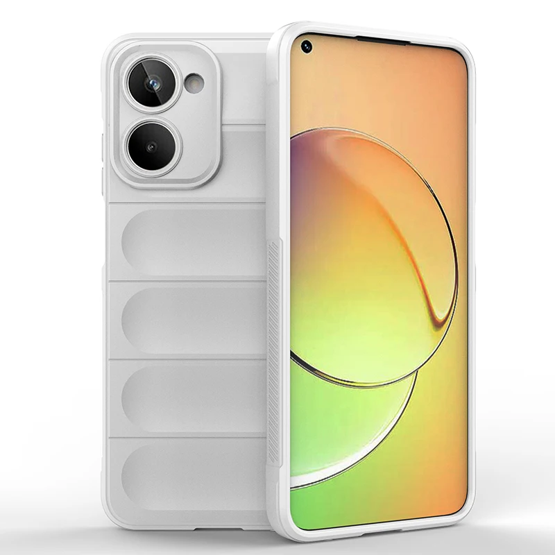 Enhanced Shockproof Liquid Silicone Back Phone Case - Durable Protective Cover