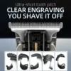 T9 Cordless Electric Hairber Shaver Hair Trimer Home Appliances Travel Barber Razors Shaving Machine for Men Trimmer Man 2