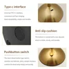 Crystal Led Table Lamp Rechargeable Book Light Night Light for Reading Bedside Bedroom Atmosphere Retro Hotel Bar Decor Dimmable 6