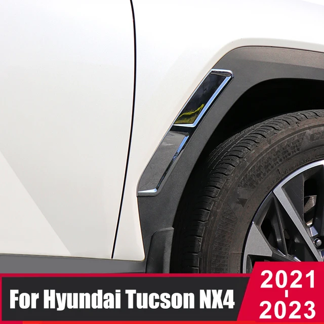 For Hyundai Tucson 2021 2022 2023 NX4 Hybrid N line Car Sticker Wheel  Eyebrow Edge Guard Body Protection Cover Strips Trim 4Pcs - AliExpress