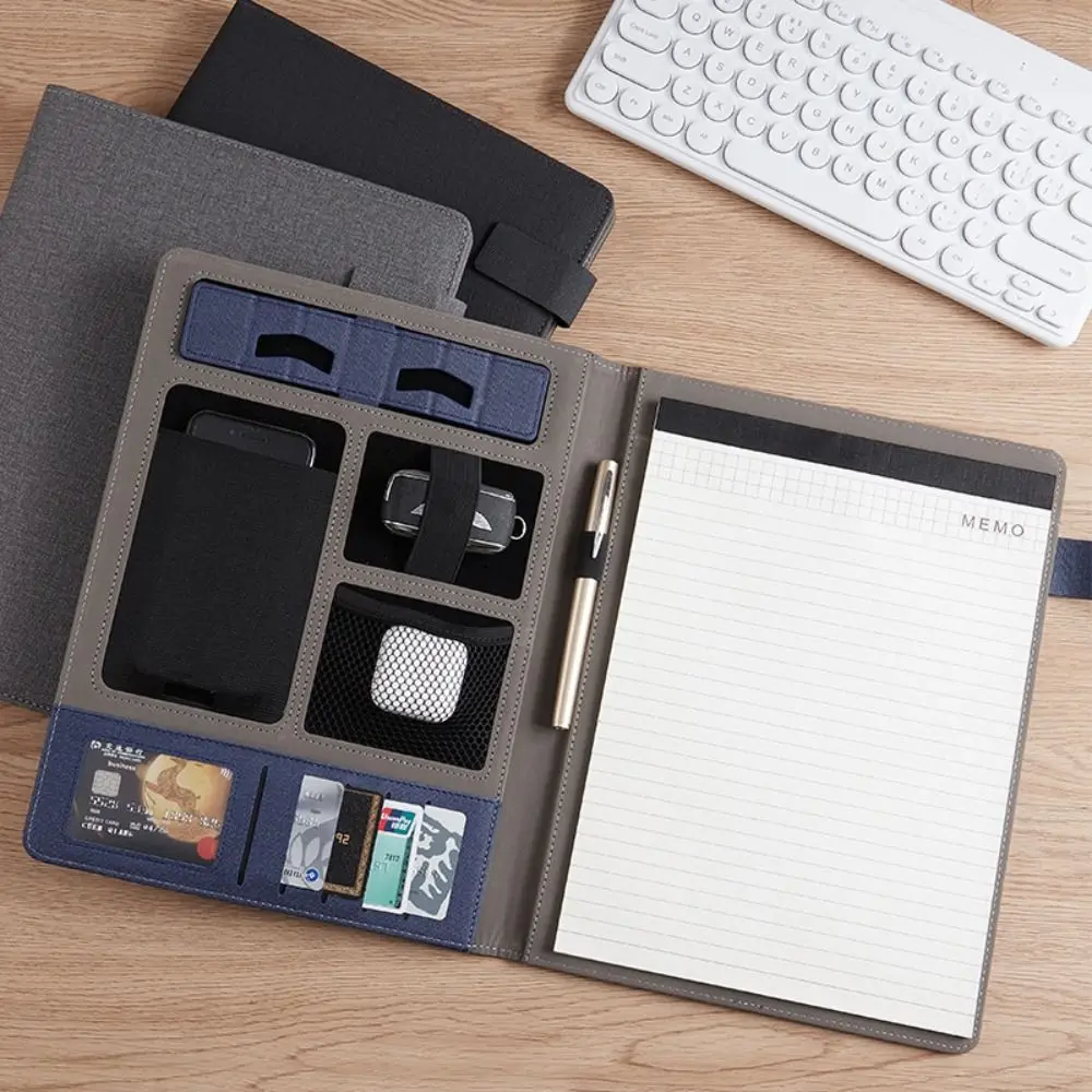Negotiations Notepad A4 Conference Folder Memo Clipboard Contract File Folder Business Clipboard Leather A4 File