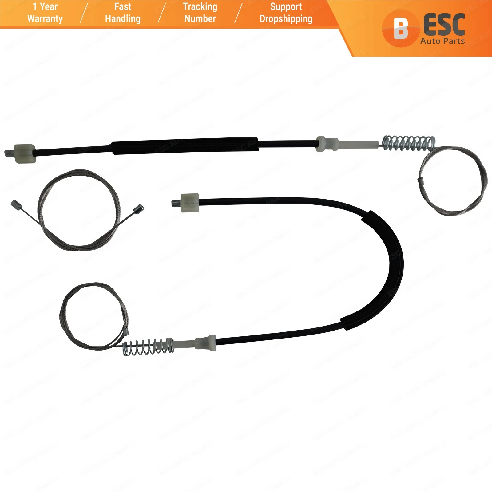 Ewr5362 Window Regulator Repair Set Front A4477204000, A4477203900 For Mercedes Vito W640 W447