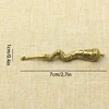 Retro Brass Ear Spoon Keychains Pendant Snake Ear Digging Tool Brass Key Ring Pendant Ear Pick Tool Reusable Ear Cleaner 6
