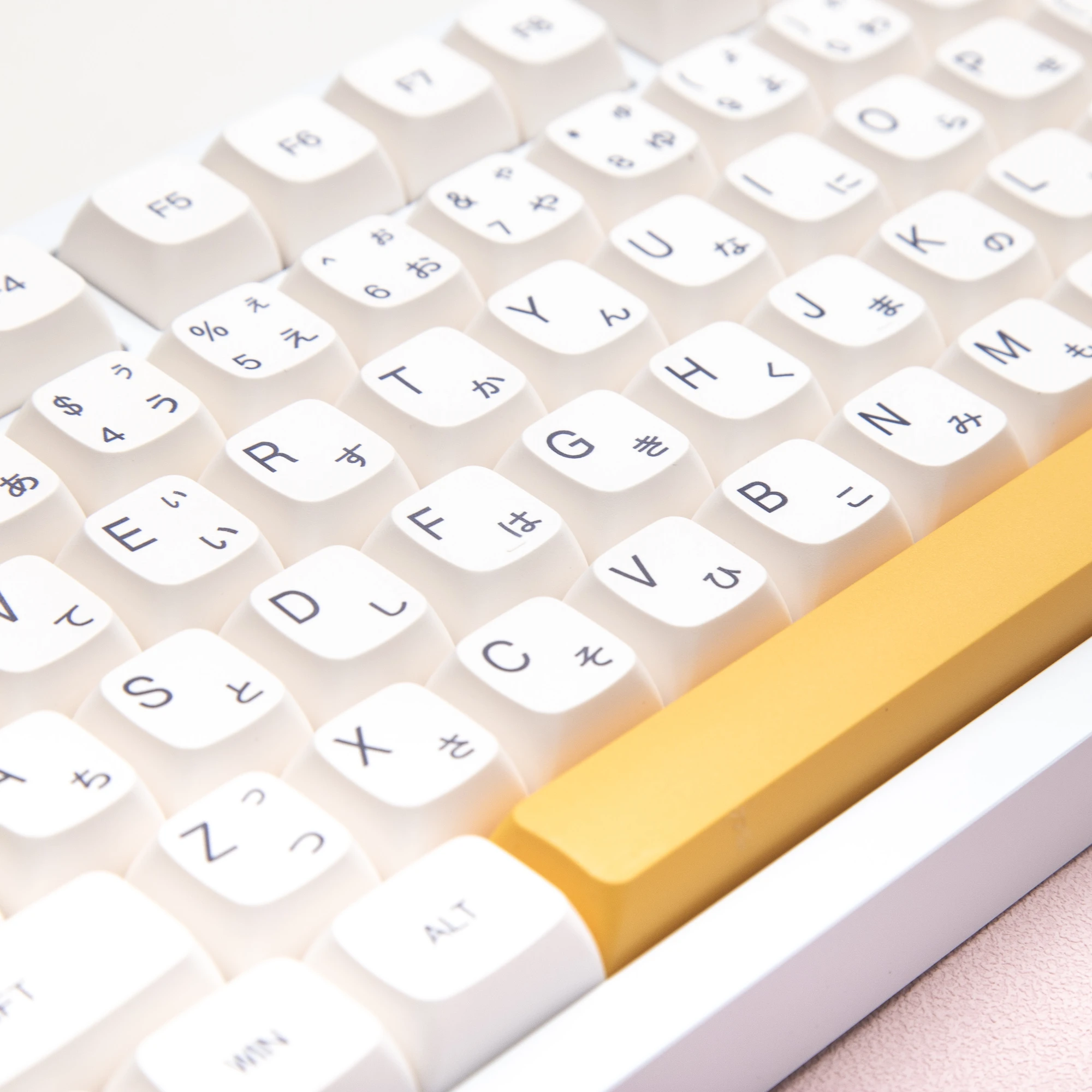 Xda-pbt Teclas para Jogos Mecânicos Coreano Russo Grupo Dye Sub Mel Leite 61 68 87 104 108 Chaves Anne Pro Rk68 - Imagem 4